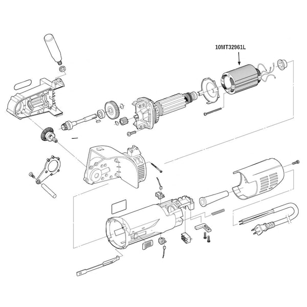Monti Bristle Blaster Stator 3200 Rpm - 120-Volt 10MT32961L - main